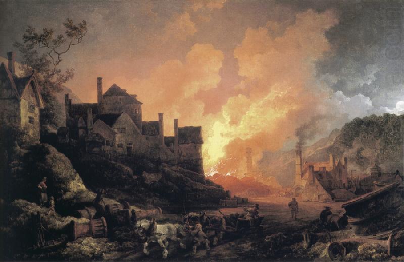 Coalbrookdale by Night, Philip James de Loutherbourg